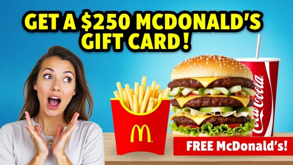 🍔 How to Get a Free McDonald’s Gift Card – 100% Working Methods Inside