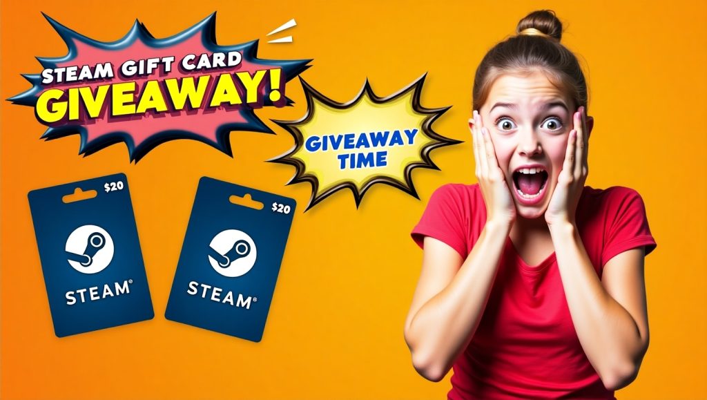 ✅ 100% Working Steam Gift Card Giveaway Methods for Gamers in 2025